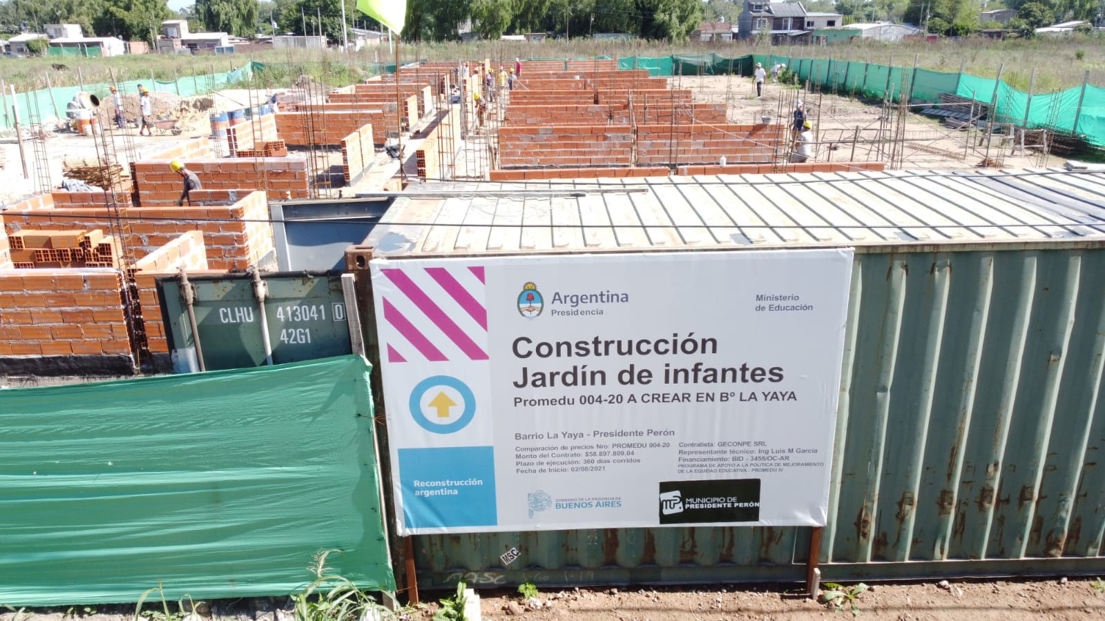 GESTIÓN / La Yaya: Gran avance en la obra del nuevo Jardín de Infantes