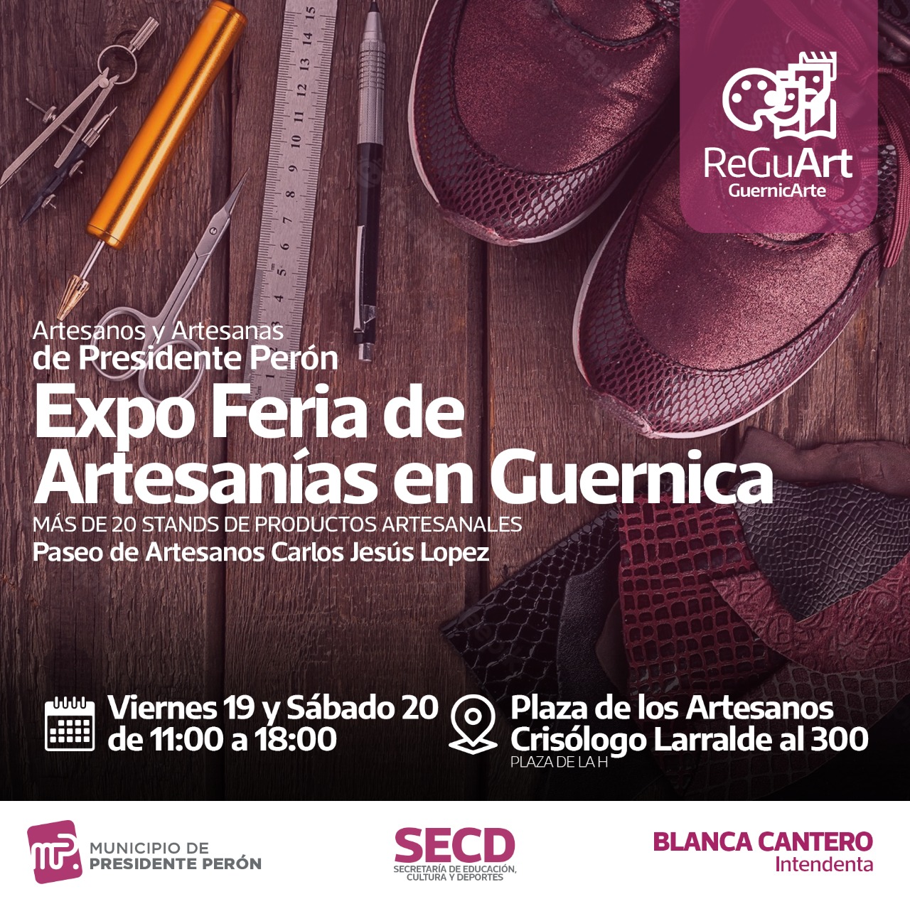 PRODUCCIÓN ARTESANAL | Expo feria de artesanías y manualidades en Presidente Perón