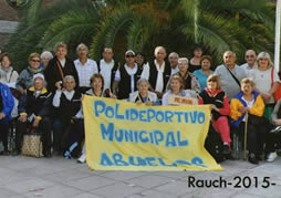 Tercera edad: Encuentro recreativo en Rauch