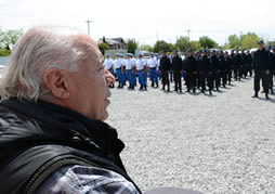 Regueiro visitÃ³ a los nuevos aspirantes a la PolicÃ­a de PrevenciÃ³n Local