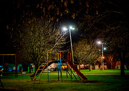 Nueva iluminación en la Plaza Malvinas Argentinas de San Pablo