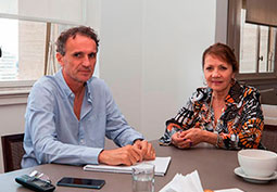 Encuentro con el ministro de obras publica de la Nación