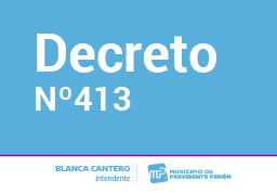 Decreto N° 413