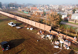 FONDO DE INFRAESTRUCTURA MUNICIPAL/ Avanzan las obras de puesta en valor en el Polideportivo Municipal “Jorge Furriol”