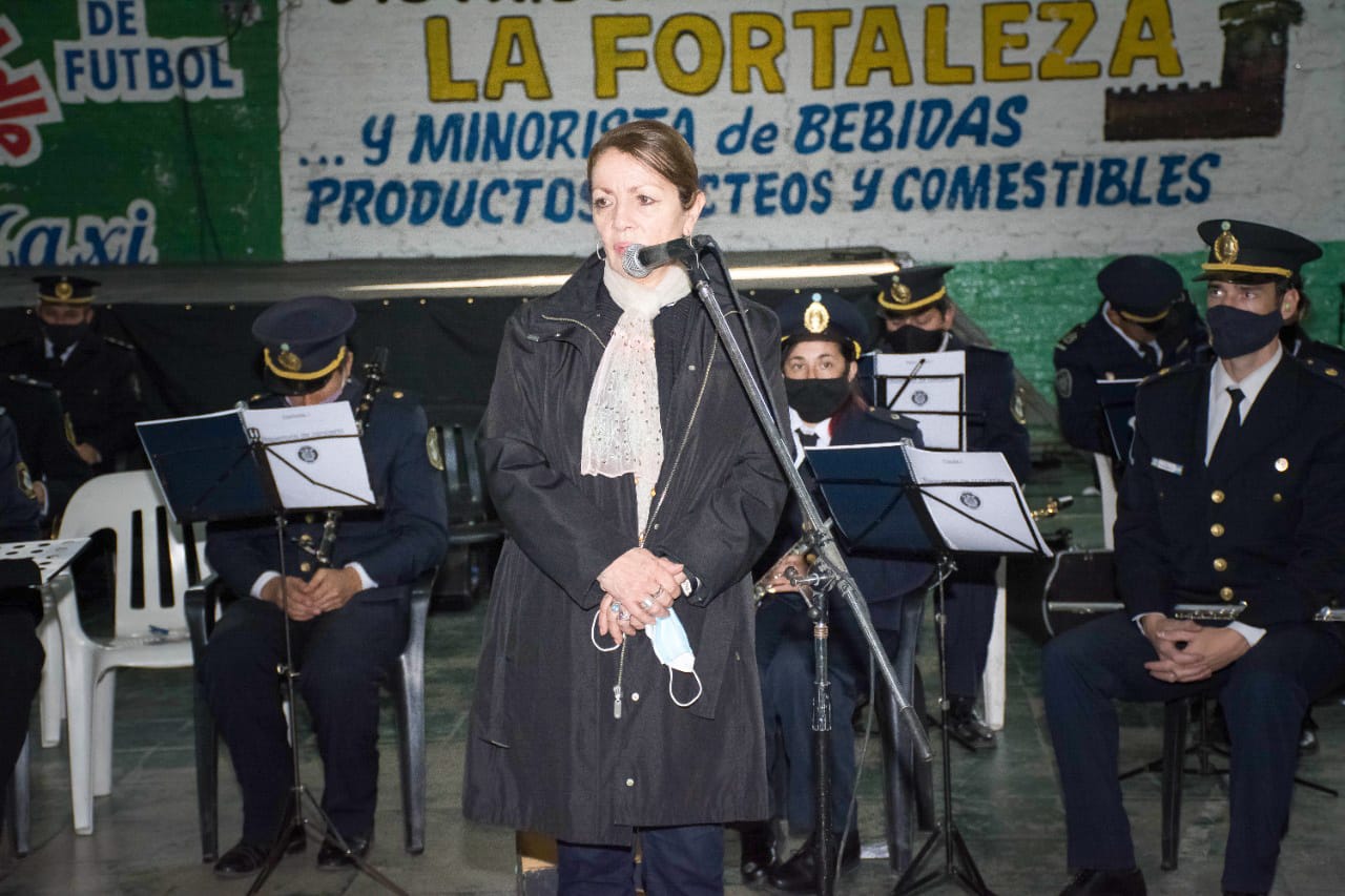 Blanca Cantero participó del cierre de la Colonia de Vacaciones
