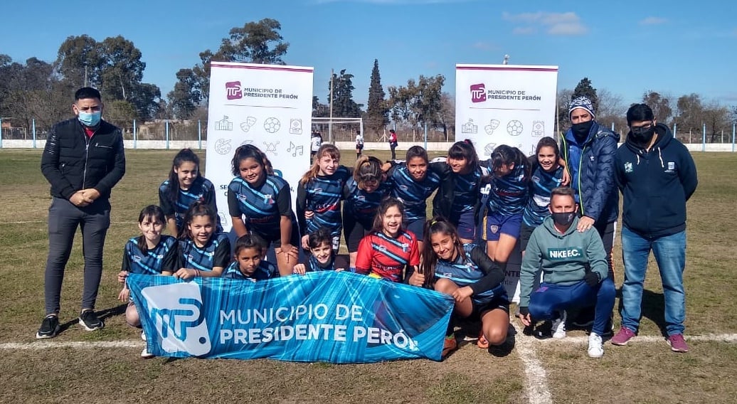 JUEGOS BONAERENSES 2021/ Finalistas: Las jugadoras de Fútbol sub 14 representarán a Presidente Perón en Mar del Plata