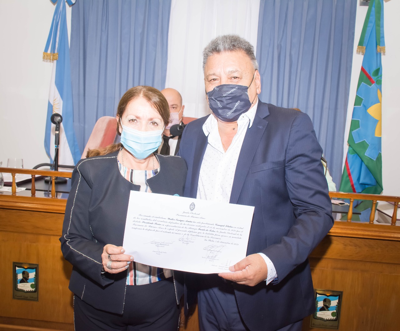 HCD/     Con la presencia de la Intendente Blanca Cantero, asumieron los concejales electos y eligieron a las nuevas autoridades