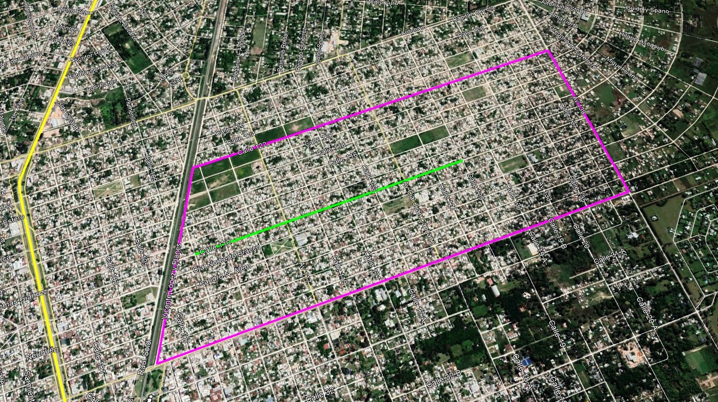 GESTIÓN/  Más obras: El Municipio asfaltará la calle 110