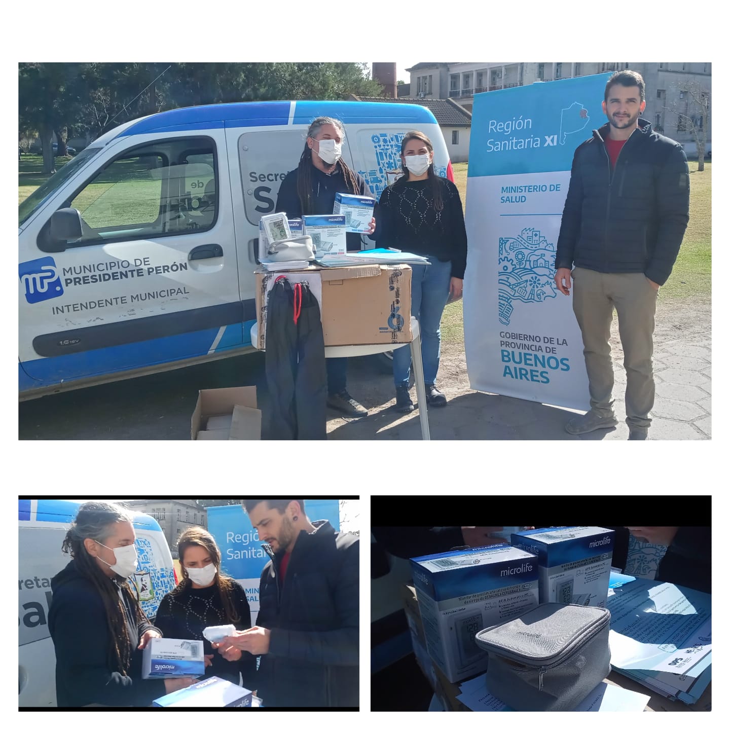 SALUD / El Municipio de Presidente Perón recibió 24 tensiómetros de la Región Sanitaria XI