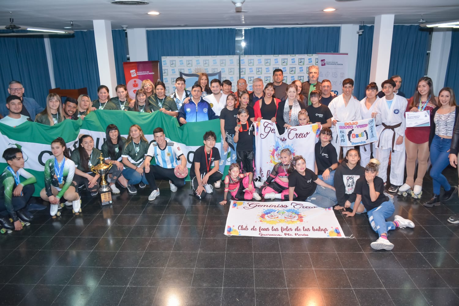 DISTINCIONES / La intendente Blanca Cantero sigue apoyando y distinguiendo a deportistas y artistas de Presidente Perón
