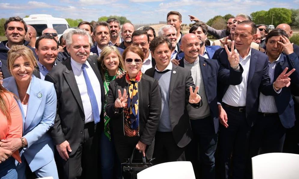 Acto Presidencial / La intendente Blanca Cantero participó del acto de inauguración de un tramo de la autopista Ezeiza Cañuelas que fue encabezado por el Presidente Alberto Fernández